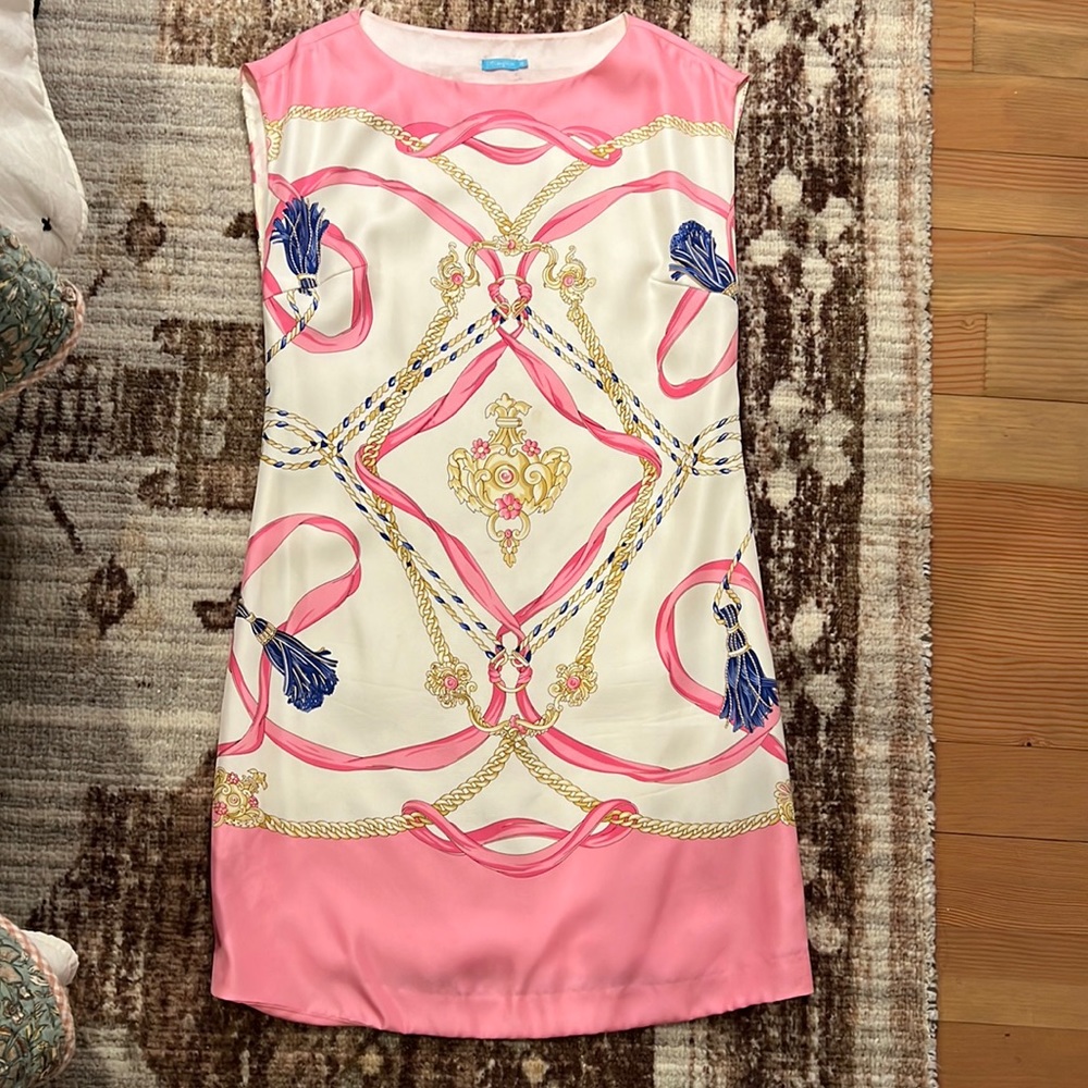 K McLaughlin silk shift dress